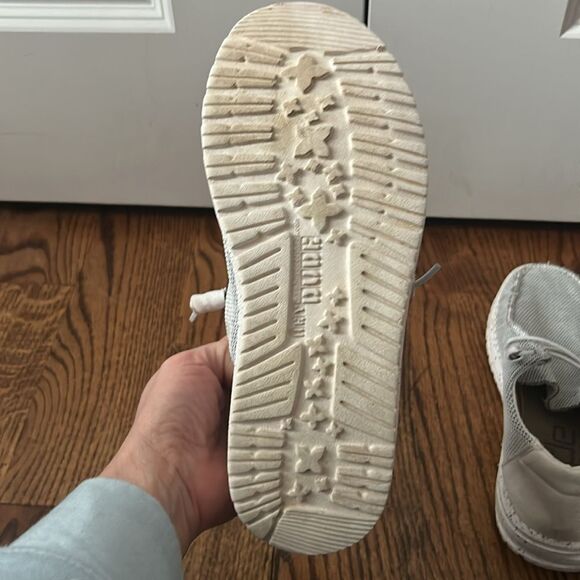Hey Dude Wendy Sox Stone White Size 8 - Picture 6 of 6